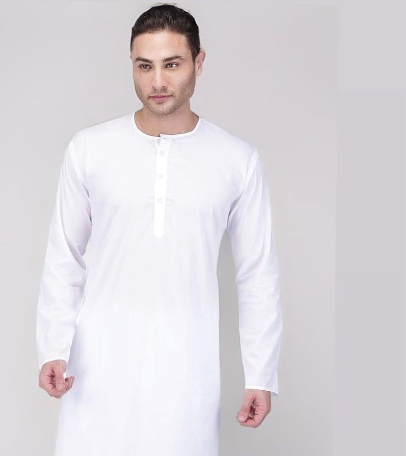 PC White Kurta Pajama Set