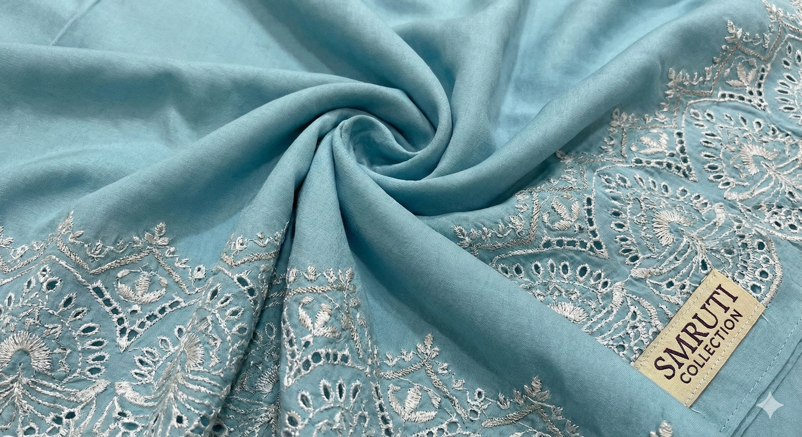 Viscose Rayon Schiffli Embroidery – SMRUTI Collection